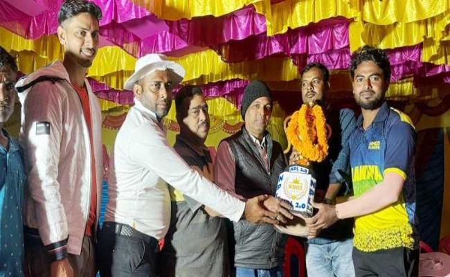 Laxminarayan Cricket Club Nandipur Anukulya held the final match, Katiya won.