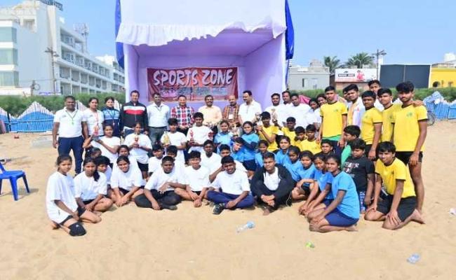 Beach sports organized on the occasion of Pravasi Bharatiya Divas