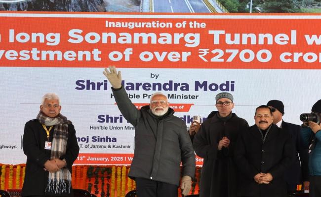 PM inaugurates Sonamarg Z-Mode Tunnel