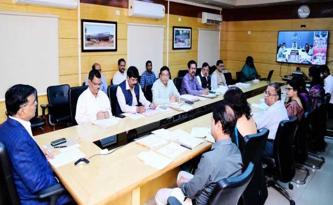 Review meeting of Rural Development Department by Principal Secretary