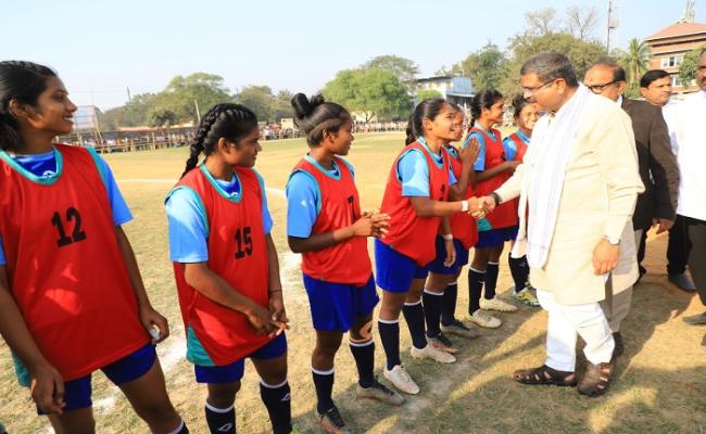 Burla Women's Football Tournament, Increasing the Participation of Odia Children in the 2036 Olympics - Dharmendra Pradhan