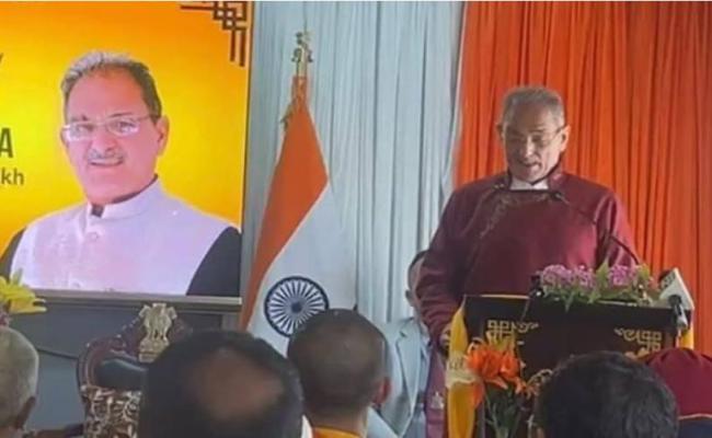 Kavinder Gupta sworn in as the new Viceroy of Ladakh