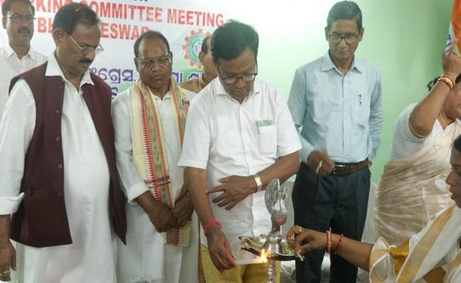INTUC Executive Meeting: PCC President's call to clean up Congress in Odisha