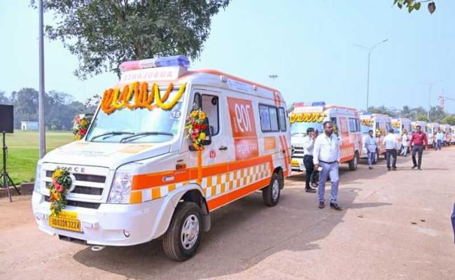 The health department has spent ₹11 crore rupees on 4 new 10 ८ ambulances.