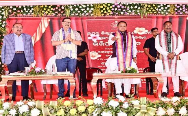 Chief Minister inaugurated and laid the foundation stone of 25 development projects worth about Rs. 948 crore in Sambalpur