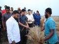 Deputy Chief Minister Smt. Parvathi Parida visits Bhadrak and Balasore to review crop damage caused by unseasonal rains