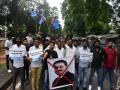 Student Congress protests against the issue of the suspension of Rath towing for Adani yesterday
