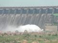 4 more sluice gates opened: Flood water continues to be discharged from Hirakud reservoir through 8 sluice gates