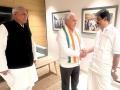 Former Patiala Mayor Sanjiv Sharma Bittu returns to Congress, Venugopal and Baghel induct him into the party