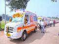 The health department has spent ₹11 crore rupees on 4 new 10 ८ ambulances.